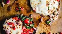Baked Portobello Mushrooms With Tomato And Mozzarella Baked Portobello Mushrooms With Tomato And Mozzarella