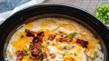 Slow Cooker Baked Potato Casserole Slow Cooker Baked Potato Casserole