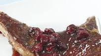 Pork Chops with Cranberry-Maple Pan Sauce Pork Chops with Cranberry-Maple Pan Sauce