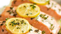 Baked Salmon - A healthy, oven baked salmon dish. Baked Salmon - A healthy, oven baked salmon dish.