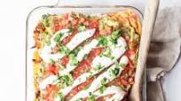 Taco Shredded Chicken Casserole Taco Shredded Chicken Casserole
