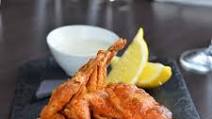Soft shell crab in tempura batter recipe by Jean-Didier Gouges Soft shell crab in tempura batter recipe by Jean-Didier Gouges