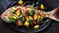 Crispy fried snapper with sweet and sour sauce Crispy fried snapper with sweet and sour sauce