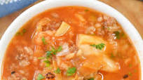 Pork and Tomato Cabbage Roll Soup Pork and Tomato Cabbage Roll Soup
