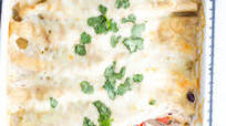 Chicken Enchiladas with White Sauce Chicken Enchiladas with White Sauce