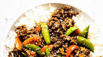Ground Beef Stir Fry with Garlic Ginger Sauce Ground Beef Stir Fry with Garlic Ginger Sauce
