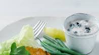 Salmon Burgers with Blueberry-Lemon Raita Salmon Burgers with Blueberry-Lemon Raita