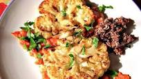 Mediterranean Cauliflower Steaks Mediterranean Cauliflower Steaks
