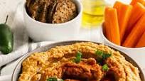 Roasted Red Pepper Hummus with Chipotle Roasted Red Pepper Hummus with Chipotle