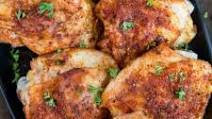 Crispy Baked Chicken Thighs Crispy Baked Chicken Thighs