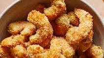 Crispy Air-Fried Popcorn Shrimp Crispy Air-Fried Popcorn Shrimp