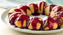 Chocolate Raspberry Crescent Ring Chocolate Raspberry Crescent Ring