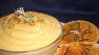 Jerusalem Artichoke Hummus With Rosemary Bruschetta Jerusalem Artichoke Hummus With Rosemary Bruschetta