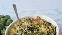 Low FODMAP pasta casserole with chicken and spinach Low FODMAP pasta casserole with chicken and spinach
