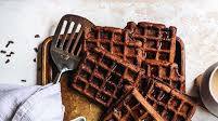 Dark Chocolate Olive Oil Waffles Dark Chocolate Olive Oil Waffles
