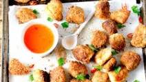 Coconut Crusted Salmon Bites with Sweet Chili Sauce Coconut Crusted Salmon Bites with Sweet Chili Sauce