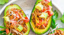 Taco-Stuffed Avocados Taco-Stuffed Avocados