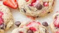 Strawberry Chocolate Chip Cookies Strawberry Chocolate Chip Cookies