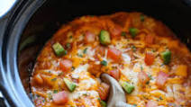 Slow Cooker Enchilada Stack Slow Cooker Enchilada Stack