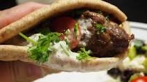 Lamb or Beef Kebab Pitas With Tzatziki Lamb or Beef Kebab Pitas With Tzatziki