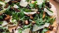 Wild Mushroom Pizza with Arugula & Pecorino Wild Mushroom Pizza with Arugula & Pecorino