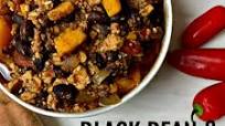Turkey Black Bean Chili with Sweet Potato Turkey Black Bean Chili with Sweet Potato
