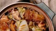 Braised Glass Noodles with Pork & Napa Cabbage Braised Glass Noodles with Pork & Napa Cabbage