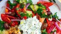Instant Pot Chicken Souvlaki Rice With Greek Salad & Tzatziki Instant Pot Chicken Souvlaki Rice With Greek Salad & Tzatziki