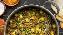 Curried Ground Beef with Peas and Potatoes Curried Ground Beef with Peas and Potatoes
