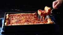 Deep Dish Tomato and Mozzarella Pizza Deep Dish Tomato and Mozzarella Pizza