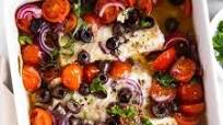 Mediterranean Baked Cod Mediterranean Baked Cod