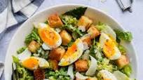 Cheats Caesar Salad with Leftover Bread Croutons Cheats Caesar Salad with Leftover Bread Croutons
