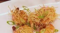 Crispy Egg Noodle-Wrapped Shrimp Crispy Egg Noodle-Wrapped Shrimp