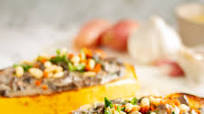 Spaghetti Squash Mushroom Boats Spaghetti Squash Mushroom Boats