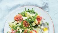 Minted melon, feta & ham salad Minted melon, feta & ham salad