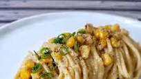 Spaghetti with Corn Cream Sauce Spaghetti with Corn Cream Sauce