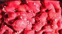 No-Knead Beet Focaccia No-Knead Beet Focaccia