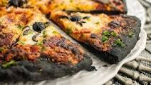 Spider Halloween Pizza with Black Dough Spider Halloween Pizza with Black Dough