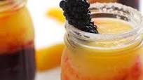 Blackberry Peach Frozen Margaritas Blackberry Peach Frozen Margaritas