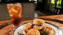 Pork Belly Pastrami on Biscuits with Strawberry-Bourbon Preserves Pork Belly Pastrami on Biscuits with Strawberry-Bourbon Preserves
