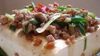 Steamed Tofu with Ground Pork Steamed Tofu with Ground Pork