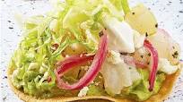 Tostadas de pata con aguacate Tostadas de pata con aguacate