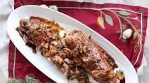 Stuffed Pork Tenderloin with Mushroom and Balsamic Gravy Stuffed Pork Tenderloin with Mushroom and Balsamic Gravy