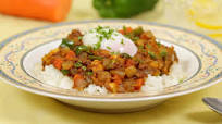 Bean Dry Curry with Ground Meat and Vegetables (Japanese-style Curry without Sauce) Bean Dry Curry with Ground Meat and Vegetables (Japanese-style Curry without Sauce)