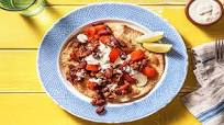 Beefy Tostadas Rapidas with Kidney Beans and Red Pepper Beefy Tostadas Rapidas with Kidney Beans and Red Pepper