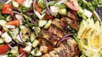 Loaded Greek Chicken Avocado Salad Loaded Greek Chicken Avocado Salad
