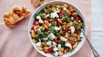 Warm Butter Bean Salad with Green Olives and Tomatoes Warm Butter Bean Salad with Green Olives and Tomatoes