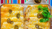 Creamy White Sauce Crab Enchiladas Creamy White Sauce Crab Enchiladas