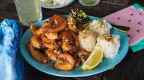 DELICIOUS Hawaiian Garlic Shrimp & Rice! DELICIOUS Hawaiian Garlic Shrimp & Rice!