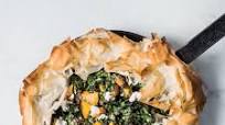 Skillet Phyllo Pie with Butternut Squash, Kale, and Goat Cheese Skillet Phyllo Pie with Butternut Squash, Kale, and Goat Cheese